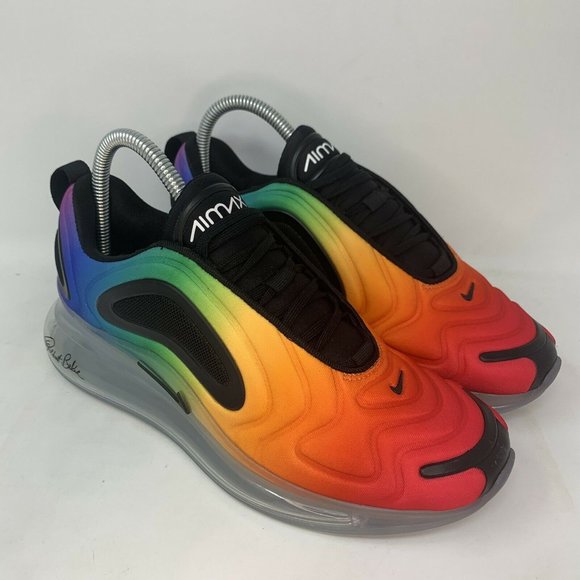 Nike Air Max 720 BE TRUE 2019 Rainbow Multi LGBTQ - Picture 1 of 8